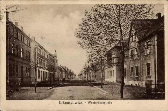 Ak Erkenschwick im Ruhrgebiet, Westerbachstraße
