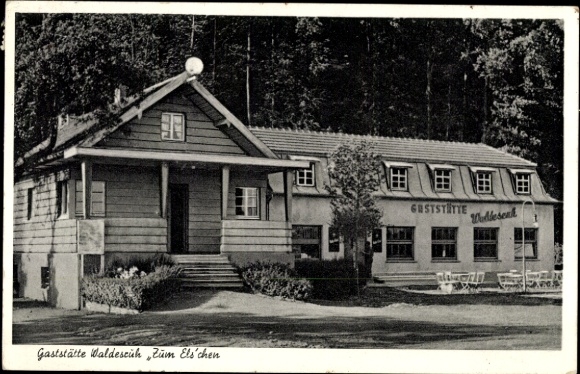 Postcard Sinzig am Rhein, Restaurant Waldesruh Zum Els'chen, truck driver station