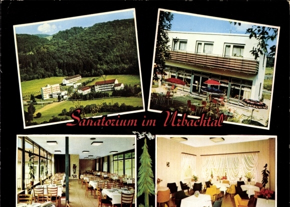 Ansichtkaart Neukirchen am Knüll Hessen, sanatorium in Urbachtal, huisaanzicht, interieur