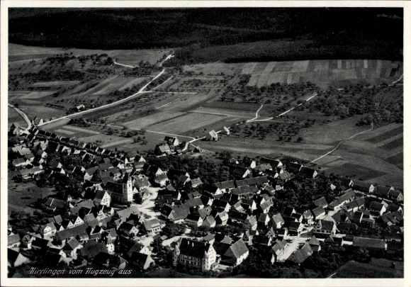 Ak Hirrlingen in Württemberg, Fliegeraufnahme