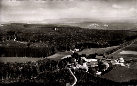 Postcard St. Johann Swabian Alb Württemberg, aerial photograph