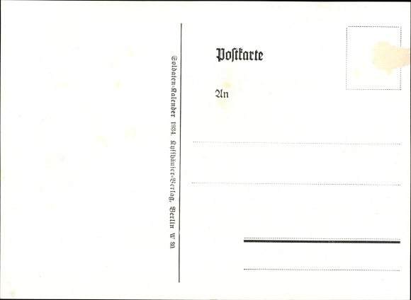 Kunstenaarskaart Döbrich-Steglitz, commandopost