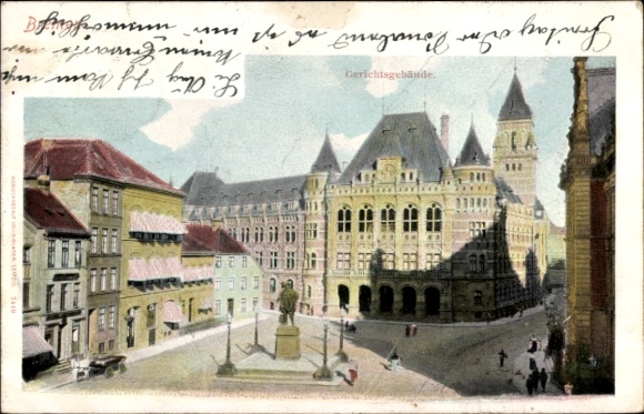 Litho Hansestadt Bremen, Gerichtsgebäude