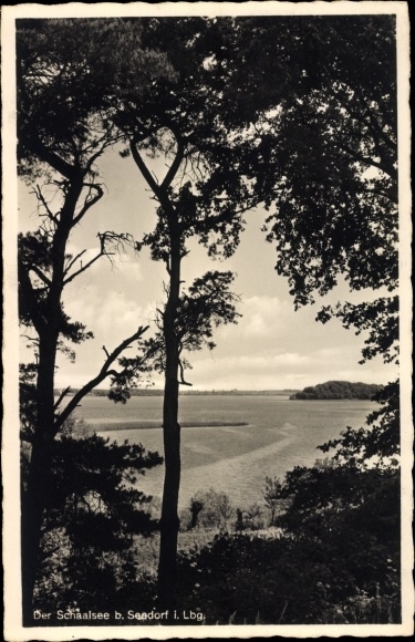 Postcard Seedorf in Lauenburg, Der Schaalsee