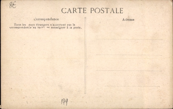 CPA Côte d'Emeraude, Démolition de la Digue, Tempête de November 1905