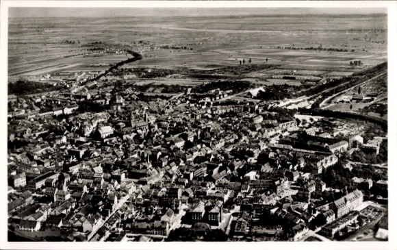 Ak Frankenthal in der Pfalz, Fliegeraufnahme