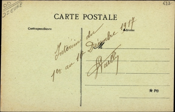 Postcard Brionne Eure, The Rue de la Gare