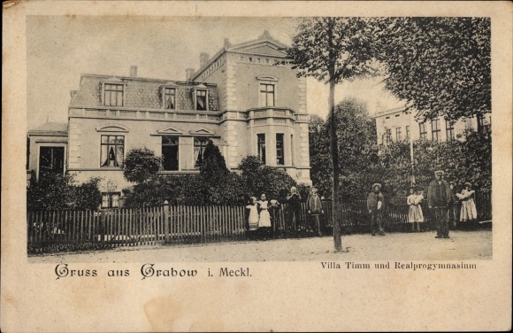 KP Grabow w Meklemburgii, Villa Timm, Realprogymnasium
