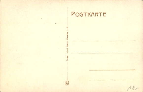 Postcard Clausthal Zellerfeld in the Upper Harz, Reserve Hospital Bürgergarten, 1914
