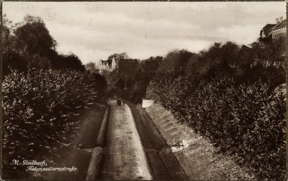 Postcard Mönchengladbach on the Lower Rhine, Hohenzollernstraße