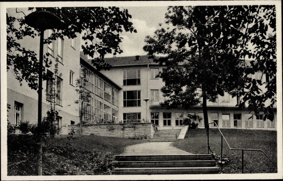 PC Biberach an der Riss in Upper Swabia, partial view of the district hospital
