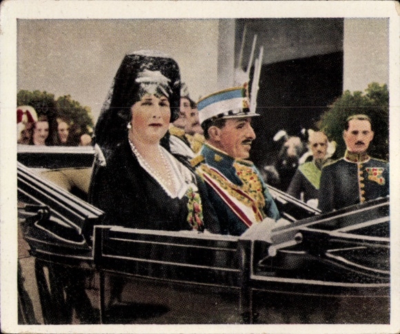 Collector's picture The post-war period No. 163, April 1931, Spain becomes a republic, Alfonso XIII leaves the country