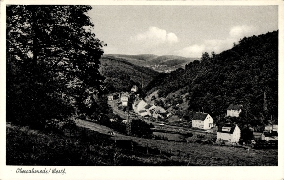Ak Oberrahmede Lüdenscheid im Märkischen Kreis, Panorama