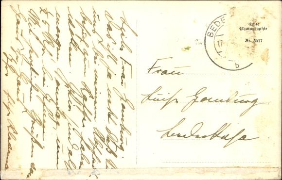 Postcard Ankelohe Bad Bederkesa Geestland Lower Saxony, hunting lodge Liethmoor