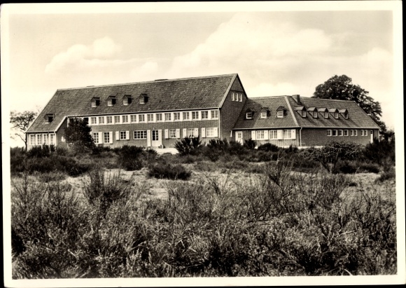 Postcard Hinsbeck Nettetal on the Lower Rhine, youth hostel Vierlinden