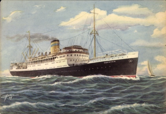 Statek parowy KP Corinthia, Hellenic Mediterranean Lines