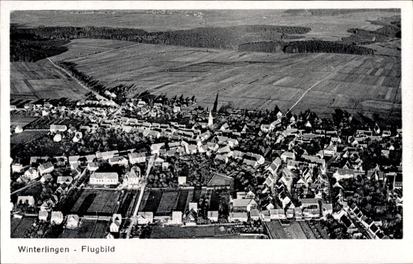 Ak Winterlingen Schwäbische Alb, Luftbild