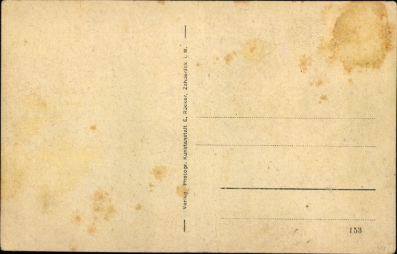 Postcard Teschendorf in der Mark, war memorial, August Kurth's department store, Dorfstraße