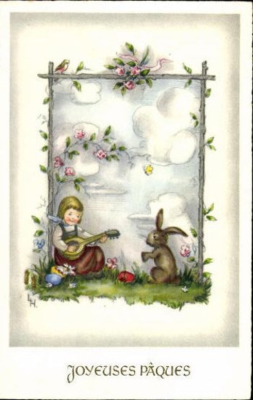 Set of 50 AK Easter chicks, lambs, religion etc.