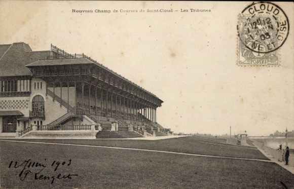CPA Saint-Cloud Hauts-de-Seine, Nouveau Champ, Les Tribunes
