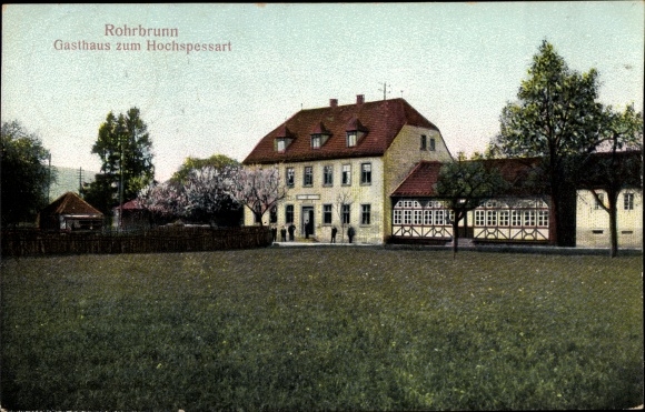 Postcard Rohrbrunn Weibersbrunn Unterfranken, Inn zum Hochspessart