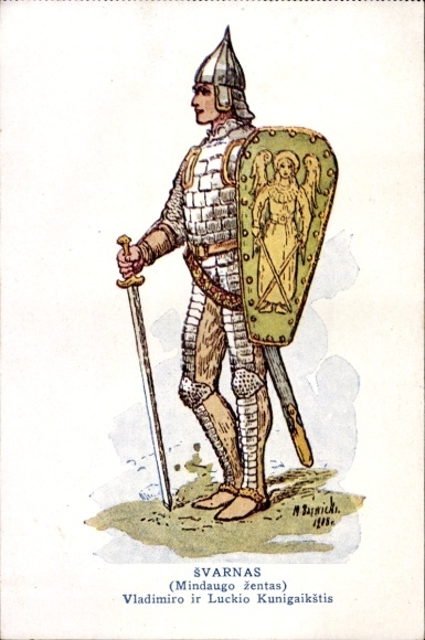 Artists Postcard Svarnas, Vladimiro ir Luckio Kunigaikstis, Adel