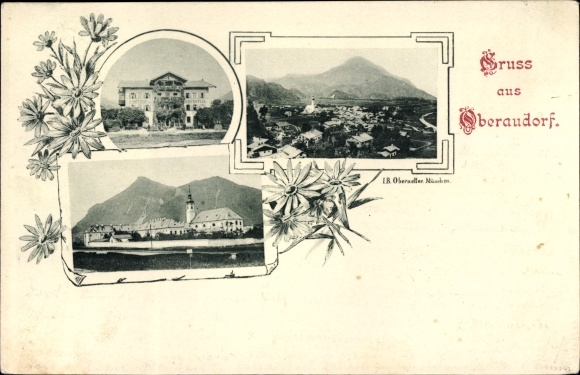 PC Oberaudorf in Oberbayern, general view, flowers