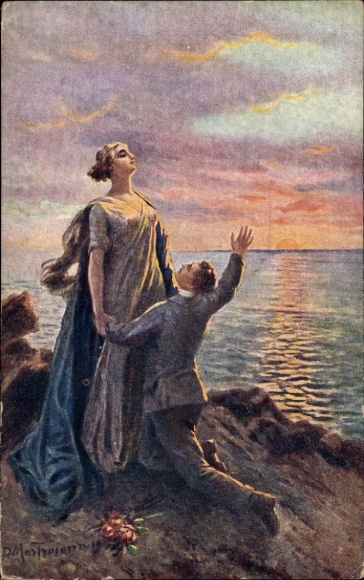 Artist Postcard Mastroianni, Domenico, The Ideal