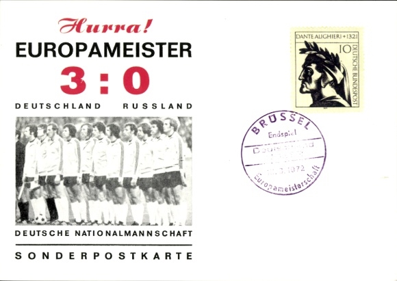 Reprezentacja Niemiec w piłce nożnej, mistrzowie Europy 1972, 3:0 przeciwko Rosji