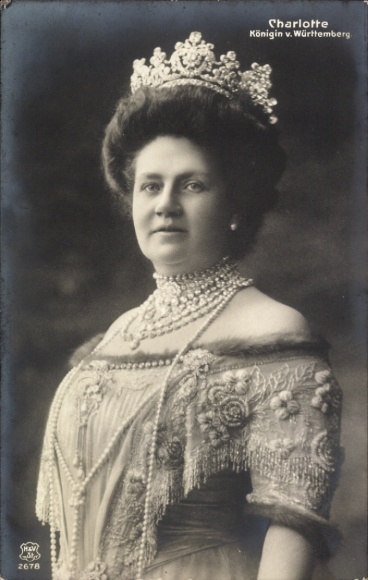 Ak Charlotte Königin von Württemberg, Portrait