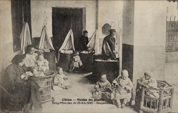 Ak-jezuïetenmissie in China, Seng-Mou-yeu, Zi-Ka-Wei, kleuterschool