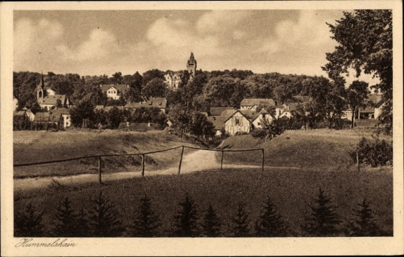 Ak Hummelshain in Thüringen, Teilansicht, Sommerfrische