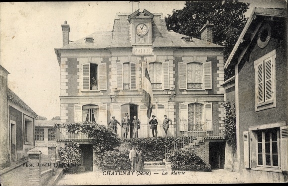 Postcard Châtenay Hauts de Seine, The Town Hall