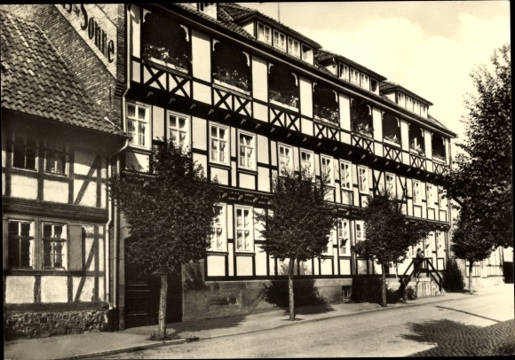 Postcard Neustadt am Harz in Thuringia, FDGB convalescent home Haus zur Sonne