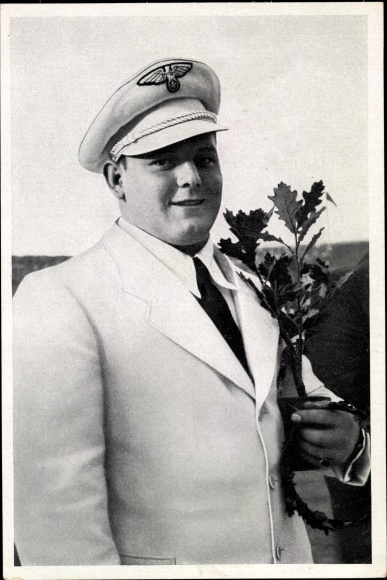 Collection picture Olympia 1936, weightlifter Sepp Manger, heavyweight