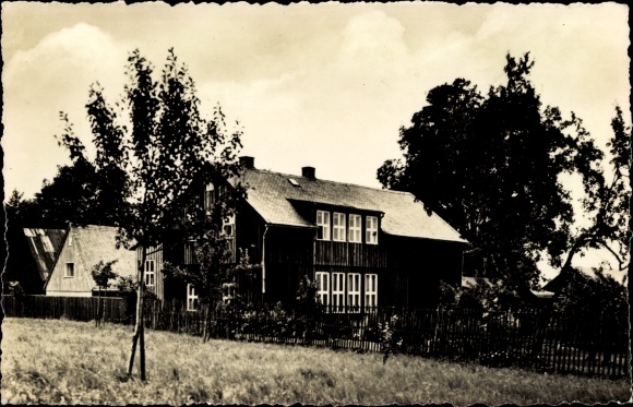 Postcard Kottengrün Werda in the Vogtland, convalescent home