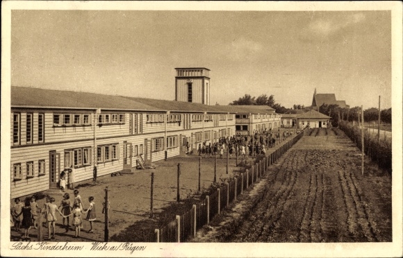 KP Wiek auf Rügen, saksoński dom dziecka, place izolacyjne