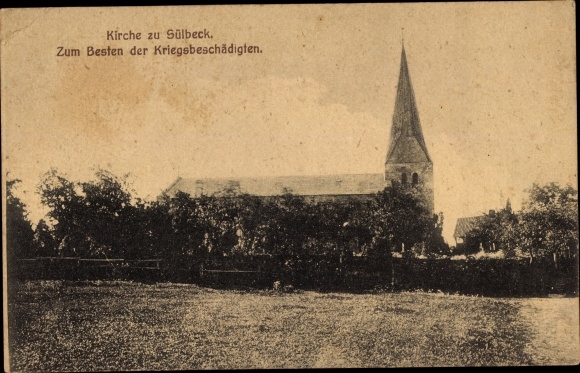 PC Sülbeck Nienstädt in the district of Schaumburg, church, for the benefit of war invalids