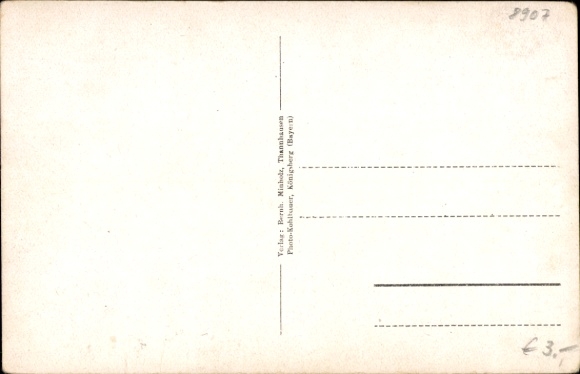 Postcard Thannhausen in Swabia, Panorama