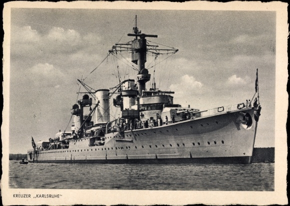 PC German warship, cruiser Karlsruhe, Kriegsmarine
