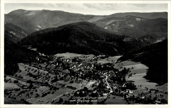 KP Sulzburg w Schwarzwaldzie Markgräflerland Baden, zdjęcie lotnicze
