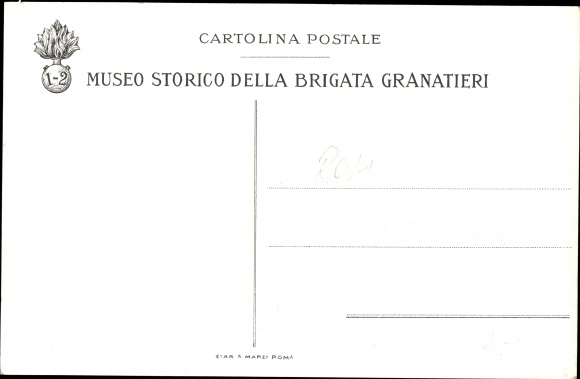 Postcard Rome Roma Lazio, Caserma Umberto I, Sala di Convegno dei Granatieri