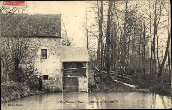 Ak Bonny sur Loire Loiret, Moulin de la Cheuille