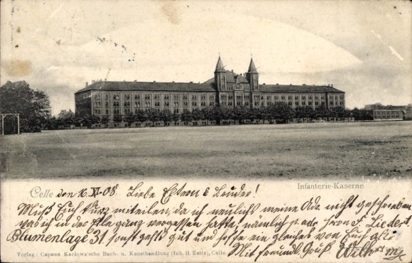 PC Celle in Lower Saxony, Infantry Barracks, dated 1.1.08