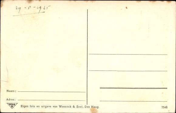 PC Borculo Berkelland Gelderland Netherlands, after the 1925 cyclone