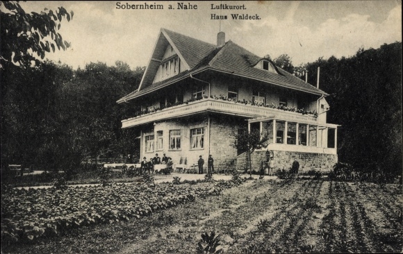 Ak Bad Sobernheim an der Nahe, Haus Waldeck