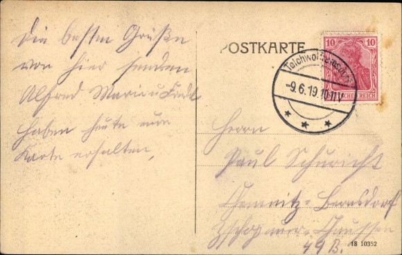 Postcard Mohlsdorf Teichwolframsdorf Thüringen, Schlötenmühle