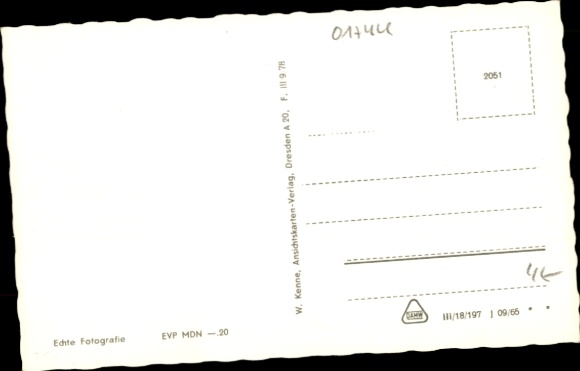 Postcard Niederpöbel Dippoldiswalde in the Ore Mountains, Pöbeltal, HO-Restaurant Putzmühle