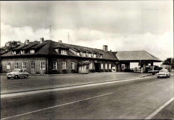 Ak Köckern Sandersdorf Brehna in Sachsen Anhalt, Autobahn Rasthaus Köckern