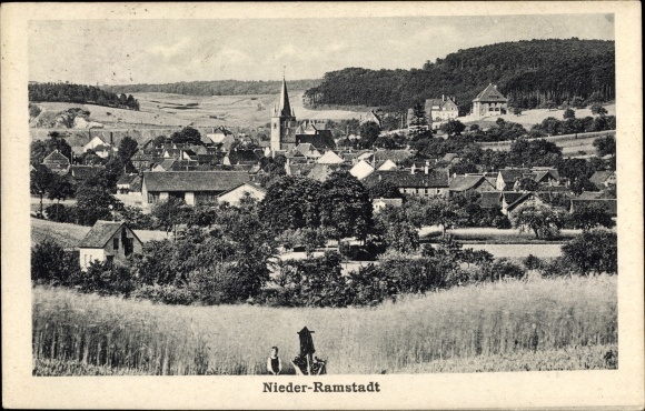 PC Nieder Ramstadt Mühltal in the Odenwald, general view